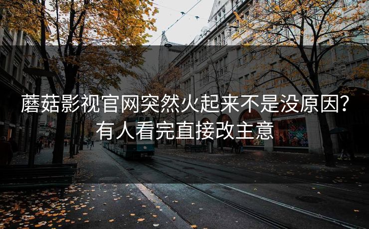 蘑菇影视官网突然火起来不是没原因？有人看完直接改主意