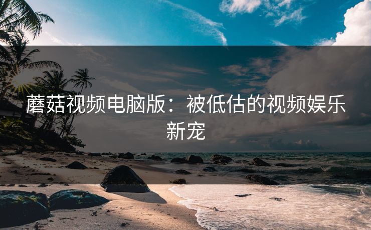 蘑菇视频电脑版：被低估的视频娱乐新宠